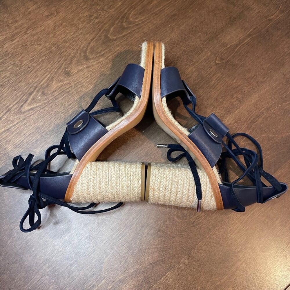 Rag & Bone Eden Leather Lace-Up Block Heel Sandal… - image 8